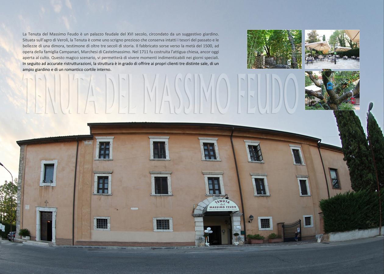 Tenuta Del Massimo Feudo Veroli ภายนอก รูปภาพ